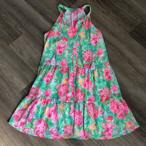 NWT Lilly Pulitzer XS Carolane Dress Resort White Pear Necessities